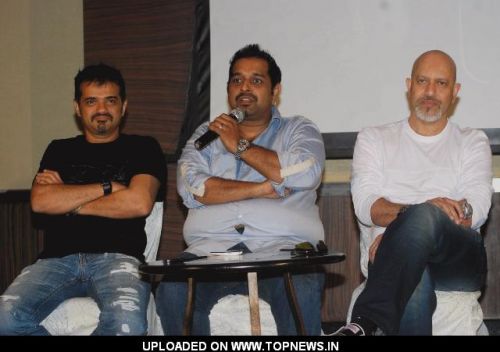 Shankar, Ehsaan and Loy at the launch of I phone application